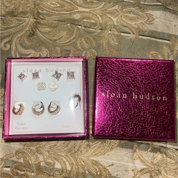Sloan Hudson gold plated earring set - Picture 3 of 5